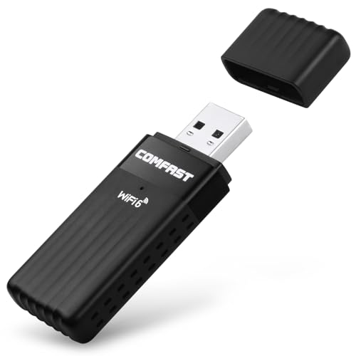 OFFCUP USB WLAN Stick Adapter für PC, WiFi 6 Adapter Dual Band 2.4GHz/5.8GHz Internet Stick 3000Mbps USB 3.0 WPA3-Verschlüsselung Kompatibel mit Windows 10/11 OFFCUP USB WLAN Stick Adapter für PC, WiFi 6 Adapter Dual Band 2.4GHz/5.8GHz Internet Stick 3000Mbps USB 3.0 WPA3-Verschlüsselung Kompatibel mit Windows 10/11 von OFFCUP