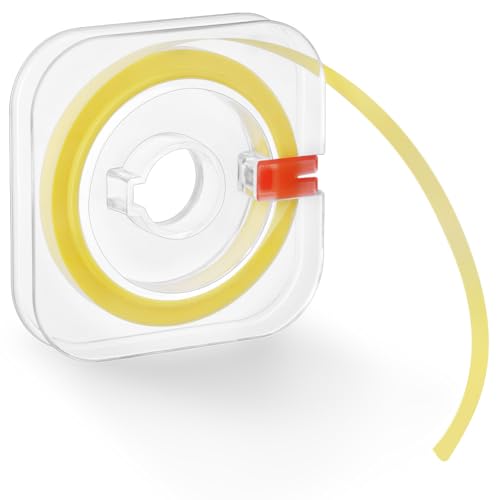 OFFCUP Zahn Schleifpapier, Dental Schleifstreifen Ultra-Fine 20μm Grit Size Interdental Schleifwerkzeuge, Dental Polierstreifen Tragbare Zahnschleifpapier zum Polieren von Zähnen (6mx4mm, Gelb) von OFFCUP