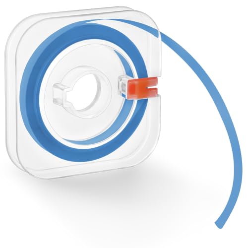 OFFCUP Zahn Schleifpapier, Dental Schleifstreifen Ultra-Fine 30μm Grit Size Interdental Schleifwerkzeuge, Dental Polierstreifen Tragbare Zahnschleifpapier zum Polieren von Zähnen (6mx4mm, Blau) von OFFCUP