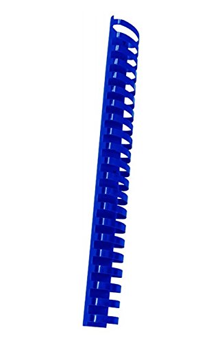 OFFICE PRODUCTS 20245115-01 Plastikbinderücken 50 Stück DIN A4 51mm (510 Seiten) Binderücken Bindungskämme Plastikbindung | Kunststoff | Farbe: Blau von OFFICE PRODUCTS