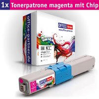 OFFICE-Partner Premium Toner alternativ zu OKI C301 / C321 M - magenta von OFFICE-Partner
