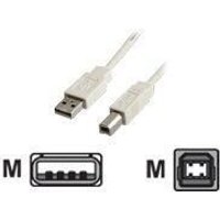 OFFICE-Partner Premium USB-Kabel 4,5m grau von OFFICE-Partner