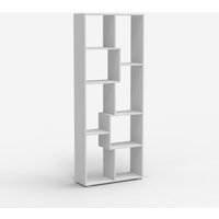 Büro-Wohnzimmer-Bücherregal aus Holz modern weiß Kajes Büro-Wohnzimmer-Bücherregal aus Holz modern weiß Kajes von OFFICE24