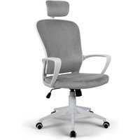 Ergonomischer Bürostuhl aus Stoff mit Kopfstütze Im Sepang Moon-Design Ergonomischer Bürostuhl aus Stoff mit Kopfstütze Im Sepang Moon-Design von OFFICE24