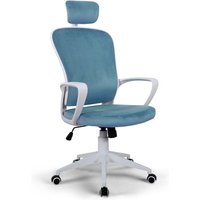 Ergonomischer Bürostuhl mit Kopfstütze Im Sepang Ocean-Design Ergonomischer Bürostuhl mit Kopfstütze Im Sepang Ocean-Design von OFFICE24