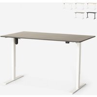 Höhenverstellbarer elektrischer Schreibtisch für Büro- und Designstudio Standwalk 160x80 - Schwarz von OFFICE24