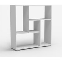 Niedriges Bücherregal für Büro Arbeitszimmer Wohnzimmer weiß modernes Design Zilly Niedriges Bücherregal für Büro Arbeitszimmer Wohnzimmer weiß modernes Design Zilly von OFFICE24