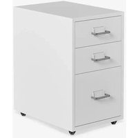 Rollcontainer aus Metall, Büro, weiß, 3 Schubladen Layt M Rollcontainer aus Metall, Büro, weiß, 3 Schubladen Layt M von OFFICE24