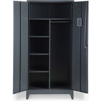Vesuvio Büroschrank 2 Türen 90x40 H180 Metall Aktenschrank mit Schloss Vesuvio Büroschrank 2 Türen 90x40 H180 Metall Aktenschrank mit Schloss von OFFICE24