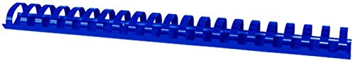 OFFICE PRODUCTS Plastikbinderücken 50 Stück DIN A4 32mm (300 Seiten) Binderücken Bindungskämme Plastikbindung | Kunststoff | Farbe: Blau von OFFICER PRODUCTS