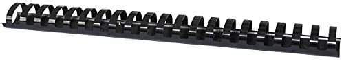 OFFICE PRODUCTS Plastikbinderücken 50 Stück DIN A4 32mm (300 Seiten) Binderücken Bindungskämme Plastikbindung | Kunststoff | Farbe: Schwarz von OFFICER PRODUCTS