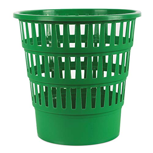 Office Products 19053621-02 Abfallkorb Papierkorb 16 Liter Kunststoff Mülleimer Design Für Büro Küche Stabil Ökologisches PP-Produkt Rissbeständig 1 Stück Grün Maße: 30,8 x 31 x 30,8cm Office Products 19053621-02 Abfallkorb Papierkorb 16 Liter Kunststoff Mülleimer Design Für Büro Küche Stabil Ökologisches PP-Produkt Rissbeständig 1 Stück Grün Maße: 30,8 x 31 x 30,8cm von OFFICER PRODUCTS
