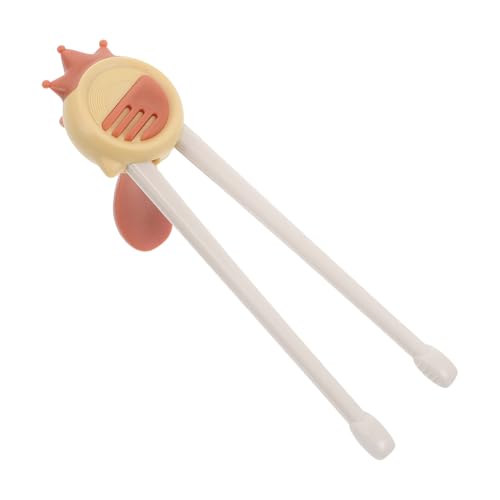 OFFIGAM 1 Paar Training Chopsticks mit Niedlichem Vogel Design Wiederverwendbare Essstäbchen für Junge Mädchen und Kleinkinder Leicht zu Halten für Essenshilfe Erlernen der Essensaufnahme von OFFIGAM
