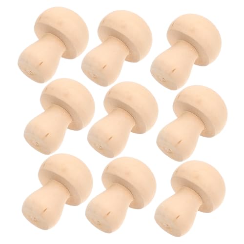 OFFIGAM 10 Stück Teiliges Kleine Holzpilze DIY Graffiti Pilzfiguren Basteln Kreative Holzdekoration für Wohnraum Tischgestaltung OFFIGAM 10 Stück Teiliges Kleine Holzpilze DIY Graffiti Pilzfiguren Basteln Kreative Holzdekoration für Wohnraum Tischgestaltung von OFFIGAM