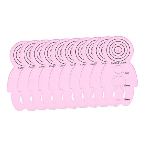 OFFIGAM 10stücke Papier Curling Werkzeug Mit Papierrollhaltern Für DIY Handwerk Kartenmachen Und Dekorationen Langlebiges Kunststoffmaterial von OFFIGAM