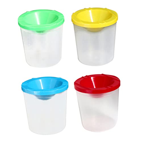 OFFIGAM 10 Stück Waschbecher für Fall Graffiti Werkzeug DIY Malbecher für Schüler und Maler für Kreative Projekte Zufällige Farben Zufällige Farbe Zufällige Farbe von OFFIGAM