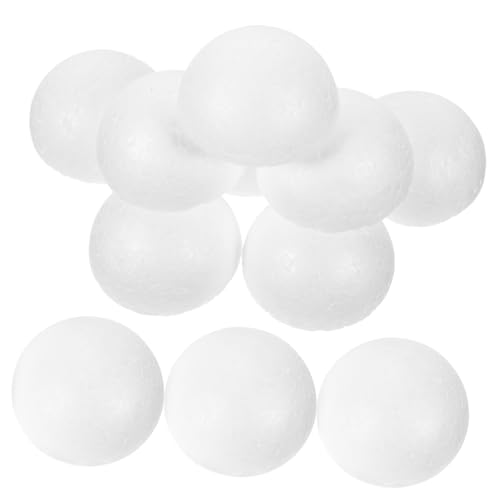 OFFIGAM 100 Stück Halbkugel Styropor für Bastelbedarf DIY Material für Weihnachts und Neujahrsdekoration Einfach zu Bemalen Gestalten für Kreative Projekte und Arrangements von OFFIGAM