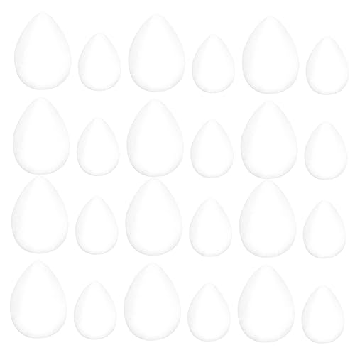 OFFIGAM 100 Stück Wassertropfen Blasenbälle Schaumstoffbälle Dekoration Hochzeitsdekor Multifunktionaler Wassertropfen DIY Schäume In Wassertropfenform Bälle In Wassertropfenform von OFFIGAM