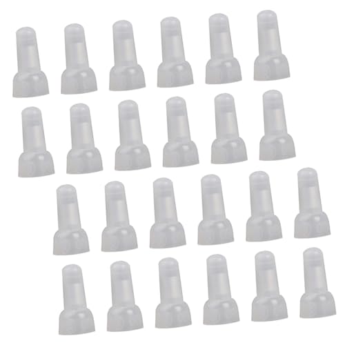 OFFIGAM 1000 Stück Nylon Crimpkappen für Elektrische Drähte Geschlossene Kabelverbinder mit Aluminiumkern Isolierende Langlebige Wire End Terminals Geeignet für Haushaltsgeräte von OFFIGAM