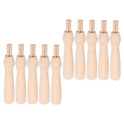 OFFIGAM 10stücke Holzgriffe Für Filznadeln Ergonomische Ersatzgriffe Für DIY-wollfilzprojekte Installieren Und Komfortabel Der Handhabung Für Kreative Handwerksarbeiten OFFIGAM 10stücke Holzgriffe Für Filznadeln Ergonomische Ersatzgriffe Für DIY-wollfilzprojekte Installieren Und Komfortabel Der Handhabung Für Kreative Handwerksarbeiten von OFFIGAM