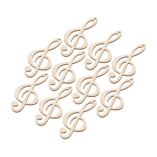 OFFIGAM 10stücke Holzscheiben Aus Holz Mit Musiknoten Für Diy Bastelprojekte Unfinished Holz Ausschnitte Zum Verzieren Stücke Zum Dekorieren Und Schulanwendungen OFFIGAM 10stücke Holzscheiben Aus Holz Mit Musiknoten Für Diy Bastelprojekte Unfinished Holz Ausschnitte Zum Verzieren Stücke Zum Dekorieren Und Schulanwendungen von OFFIGAM