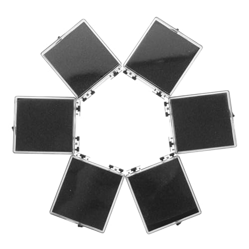 OFFIGAM 12 Stück Teiliges Transparente Kunststoff Medaillenbox mit Klarsichtdeckel und Schwarzem Innenfutter für Marathonmedaillen Anstecknadeln und Kleine Sammlerstücke OFFIGAM 12 Stück Teiliges Transparente Kunststoff Medaillenbox mit Klarsichtdeckel und Schwarzem Innenfutter für Marathonmedaillen Anstecknadeln und Kleine Sammlerstücke von OFFIGAM