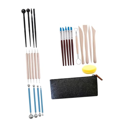 OFFIGAM 1Satz Sculpting Werkzeug Hochwertige Modellierwerkzeuge für Töpfern Schnitzen und DIY Projekte mit Abgerundeten Kanten für Sicheres Arbeiten von OFFIGAM