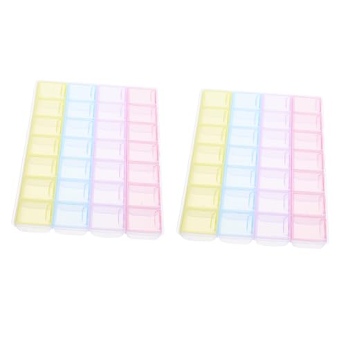 OFFIGAM 2 Stück Diamant Zeichen Werkzeug Aufbewahrungsbox mit Fächern für Strasssteine Perlen Nail Art und DIY Bastelbedarf Kompakt und Leicht Platzsparend OFFIGAM 2 Stück Diamant Zeichen Werkzeug Aufbewahrungsbox mit Fächern für Strasssteine Perlen Nail Art und DIY Bastelbedarf Kompakt und Leicht Platzsparend von OFFIGAM