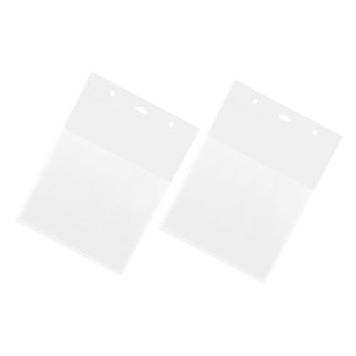 OFFIGAM 2 Stück Wanddatei Halter Multifunktionale Hängende Dokumententaschen für Büro Magazine und Werbung Wandmontierter Aktenordner Transparentes Design von OFFIGAM