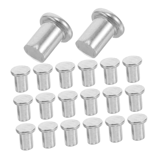 OFFIGAM 20 Stück Flachkopfnieten für DIY Projekte Robuste Nieten für Holz und Lederverarbeitung Installieren und Langlebig für Verschiedene Handwerksarbeiten OFFIGAM 20 Stück Flachkopfnieten für DIY Projekte Robuste Nieten für Holz und Lederverarbeitung Installieren und Langlebig für Verschiedene Handwerksarbeiten von OFFIGAM