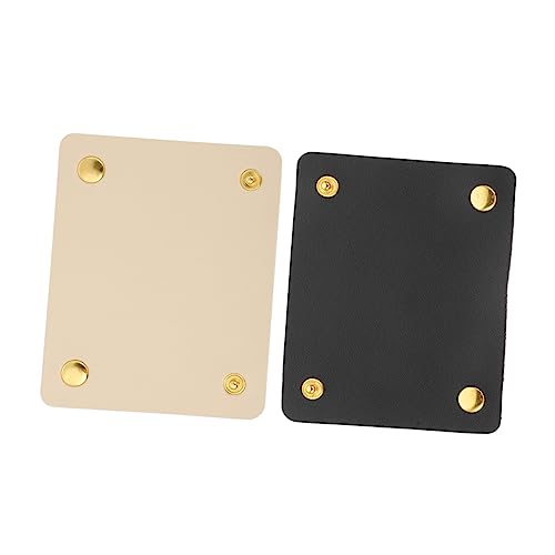 OFFIGAM 2 Stück PU Leder Griffschutz für Handtaschen Gepäcktaschen Einkaufstaschen Handtaschen Griffabdeckung Kratzfest Handfreundlich Einfach zu Verwenden Schutz für Handgriffe von OFFIGAM