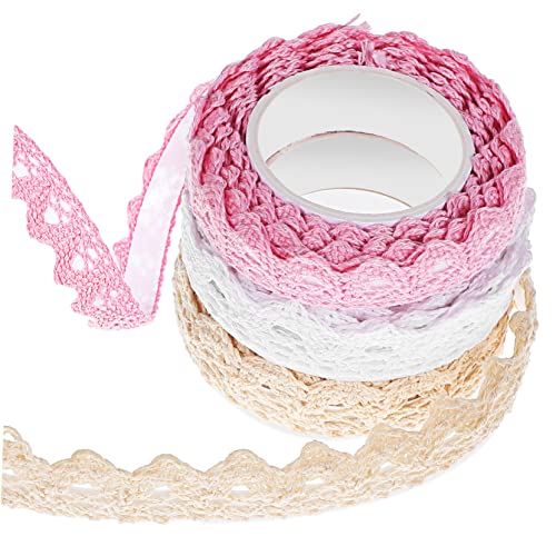 OFFIGAM 3 Rollen Selbstklebende Spitzenbänder Weiß Beige Dekorative Lace Tapes für Hochzeit Basteln und Einfach zu Verwenden Geeignet für Verschiedene Anlässe OFFIGAM 3 Rollen Selbstklebende Spitzenbänder Weiß Beige Dekorative Lace Tapes für Hochzeit Basteln und Einfach zu Verwenden Geeignet für Verschiedene Anlässe von OFFIGAM
