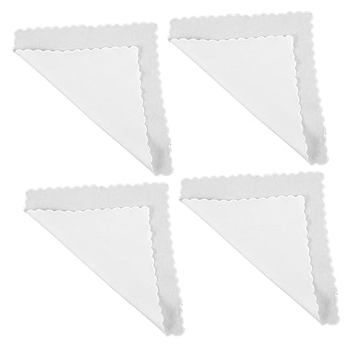 OFFIGAM 4 Blätter DIY Handtücher Baumwolle für Kreative Bastelprojekte zum Bemalen Batiken und Besticken Weich und Langlebig für Handarbeiten mit Freunden von OFFIGAM