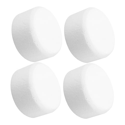 OFFIGAM 4stücke Schaumstoff Tortenattrappen Zum Üben Dekorieren Und Fotografieren Runde Kuchenmodelle Aus Schaumstoff Für Bäckerei-Praxis Und Party-Dekoration von OFFIGAM