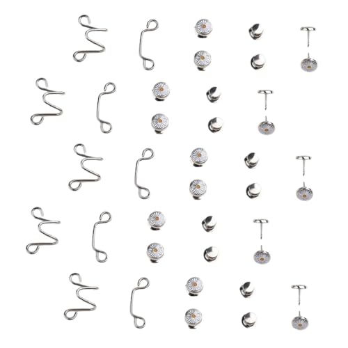 OFFIGAM 5 Sätze Verstellbare Nagelfreie Jeansknöpfe mit Blumenmuster Hosenbund enger macher für Individuell Anpassbare Taillenweite Langlebiges Material Einfache Anwendung OFFIGAM 5 Sätze Verstellbare Nagelfreie Jeansknöpfe mit Blumenmuster Hosenbund enger macher für Individuell Anpassbare Taillenweite Langlebiges Material Einfache Anwendung von OFFIGAM