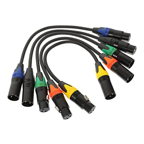 OFFIGAM 5Stücke Teiliges Xlr Mikrofonkabel Set Männlich zu Weiblich Hochwertiges für Studio Recorder und Mixer Einfache Verbindung und Stabile Klangqualität OFFIGAM 5Stücke Teiliges Xlr Mikrofonkabel Set Männlich zu Weiblich Hochwertiges für Studio Recorder und Mixer Einfache Verbindung und Stabile Klangqualität von OFFIGAM