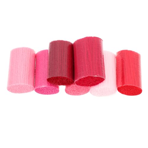 OFFIGAM 7 Stück Teiliges Latch Hook Garn für DIY Teppiche Dekorative Handarbeit mit Acrylgarn Rot für Heimtextilien und Kreative Projekte von OFFIGAM
