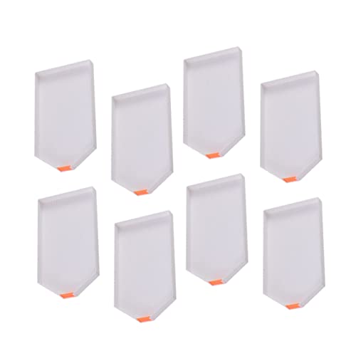 OFFIGAM 8 Stück Kreuzstich Tablett Diamant Perlen Tablett Diamant Stich Tablett Perlen Maltablett Diamant Stick Tablett Weiß von OFFIGAM