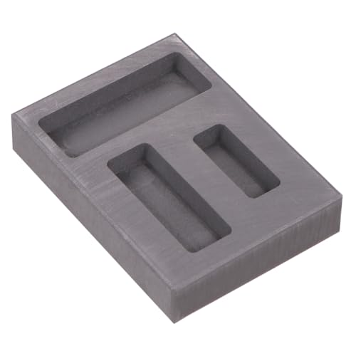 OFFIGAM Graphit Gussform Fach Schmelzform mit Schlitzen Hitzebeständig Korrosionsresistent für Gold Silber Nichteisenmetalle Labor und Handwerk Außenmaß Umweltfreundlich OFFIGAM Graphit Gussform Fach Schmelzform mit Schlitzen Hitzebeständig Korrosionsresistent für Gold Silber Nichteisenmetalle Labor und Handwerk Außenmaß Umweltfreundlich von OFFIGAM