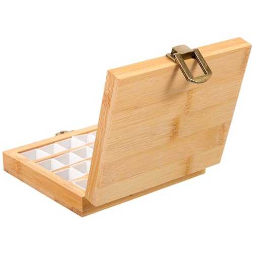 OFFIGAM Leichte Holzbox für Aquarellfarben Tragbarer Farbkasten mit Fächern Leere Aquarellpalette Holz Kunstmalkasten für Wasserfarben Aufbewahrungsset für Künstlerbedarf OFFIGAM Leichte Holzbox für Aquarellfarben Tragbarer Farbkasten mit Fächern Leere Aquarellpalette Holz Kunstmalkasten für Wasserfarben Aufbewahrungsset für Künstlerbedarf von OFFIGAM