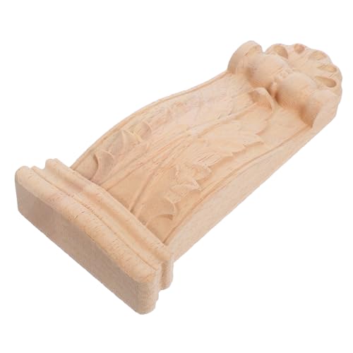OFFIGAM Holz Geschnitzte Europäische Türverkleidung Vintage Dekorative Holzapplikation für Möbel Küchen und Wände Installieren Präzise Geschnitzt Vielseitig Gestaltbar von OFFIGAM