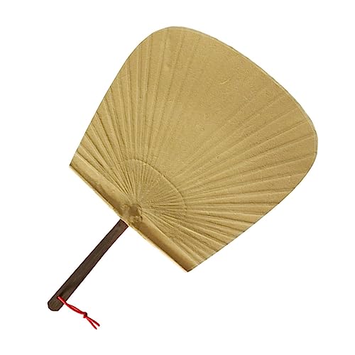 OFFIGAM Japanischer Handfächer Kreativer Handgefertigter Papierfächer Naturmaterialien für DIY Projekte Geschenkidee und Stilvolle Wanddekoration von OFFIGAM