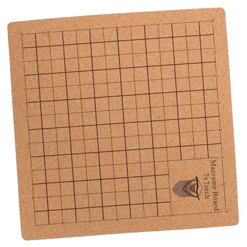 OFFIGAM Makramee Brett Holz Macrame Board mit T Förmigen Nadeln für Knotentechniken für DIY Projekte Armbänder und Dekorative Knotungen von OFFIGAM