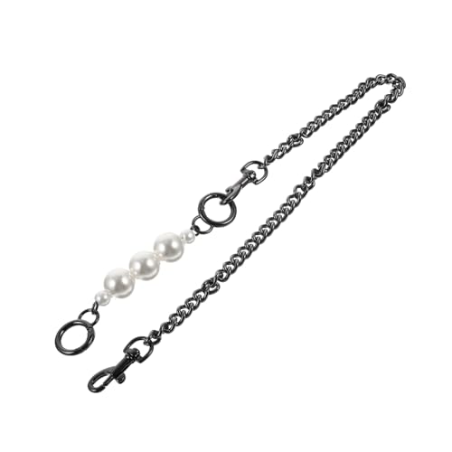 OFFIGAM Perlenkette Schulterriemen für Taschen Metall Ersatzriemen DIY Handtaschen Zubehör Elegant Robust für Damen Alltag Reisen Shopping von OFFIGAM