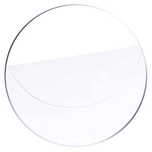 OFFIGAM Runde Acrylplatte Kreisplatte Für Kleine Runde Spiegel Klare Scheiben Bastelplatten Bastelspiegel Runder Hintergrund Abdeckkarte Kreis Wiederverwendbare Kuchenplatte von OFFIGAM