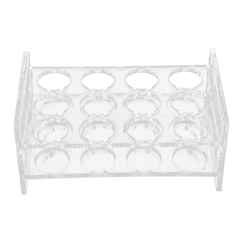OFFIGAM Schnapsgläser Halter Transparent Fach Getränkestation für Bar Party Familie und Design aus für Besondere Anlässe von OFFIGAM