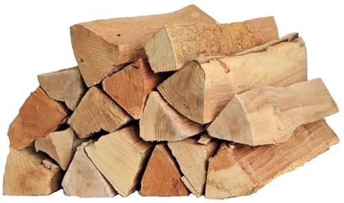 Buchenbrennholz Premium, 20 kg - für Kamin, Ofen, Lagerfeuer, Feuerschalen (Scheitlänge: 33 cm) von OFFNER BUCHEN BRENNHOLZ