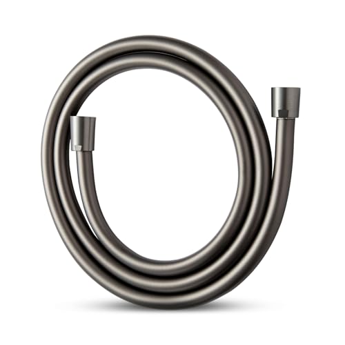 OFFO Brauseschlauch Duschschlauch 2m, PVC-Universal Duschrohr mit Duschschlauch Waschmaschine Hochdruck Brauseschlauch für Badarmaturen Ersatz,Schwarzchrom OFFO Brauseschlauch Duschschlauch 2m, PVC-Universal Duschrohr mit Duschschlauch Waschmaschine Hochdruck Brauseschlauch für Badarmaturen Ersatz,Schwarzchrom von OFFO