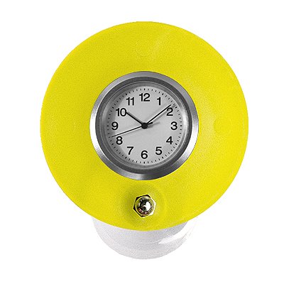 OFFORM DESIGN Badezimmer-Uhr mit Saugnapf Kunststoff-Rahmen Ø 70 mm Uhrwerk Ø 36 mm Nr.4781 von OFFORM DESIGN