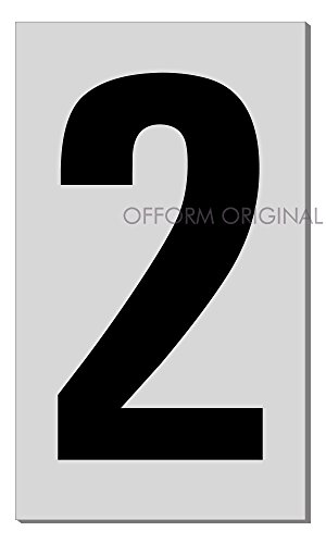 System Nummer Aluminium Silber-Eloxiert 100x60 mm 2 INr. 1182-E von OFFORM DESIGN